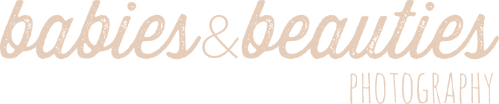 Babies and Beauties Photography Logo Peach 2 Large Babies and Beauties Photography Logo